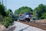 Piedmont Train #72 splits the signals at Salisbury 